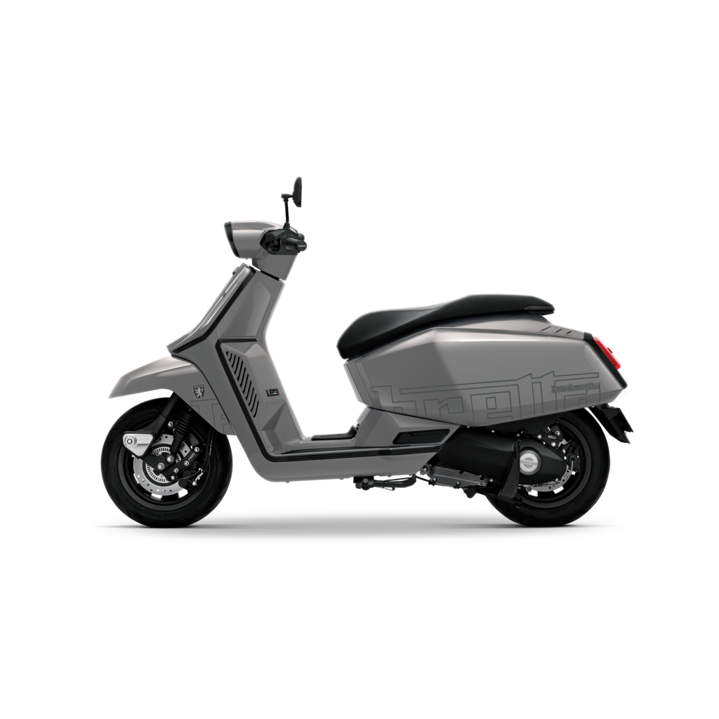 Lambretta x250gp grey left side view