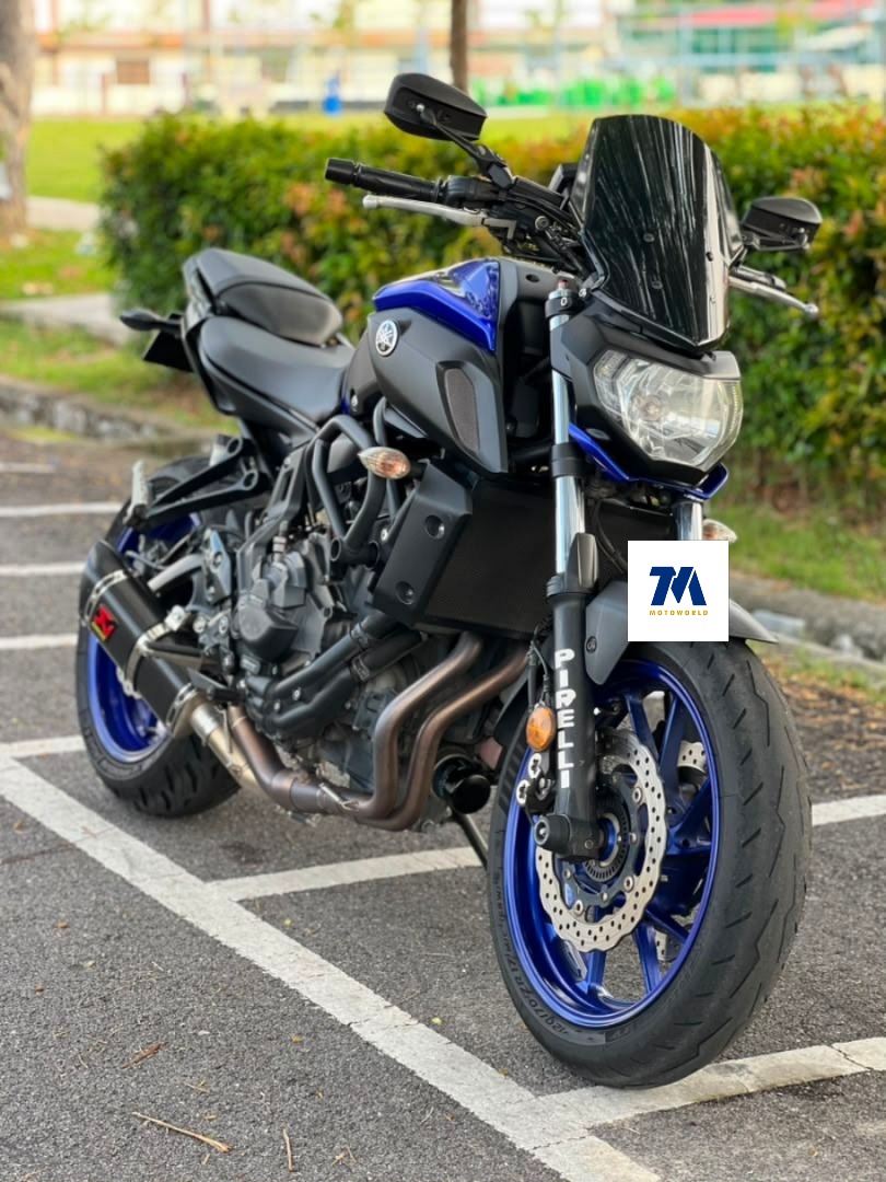 2019 Yamaha MT-07 | Akrapovic Exhaust | Windshield - Image 2