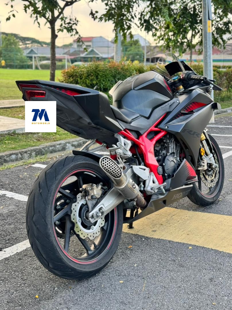 2020 Honda CBR250RR | Sakura Exhaust Muffler | Bubble Windshield - Image 3