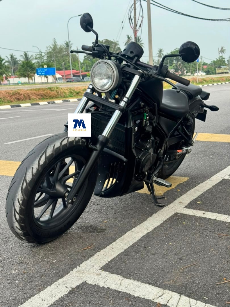 2018 Honda Rebel 500 | Black | Custom Exhaust - Image 2