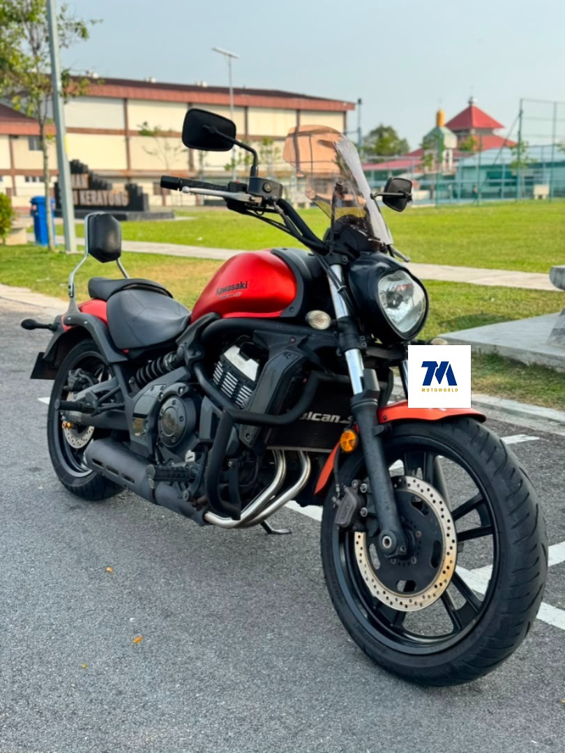 2015 Kawasaki Vulcan S | Super Nice Orange | Windshield | Crash Bar - Image 2