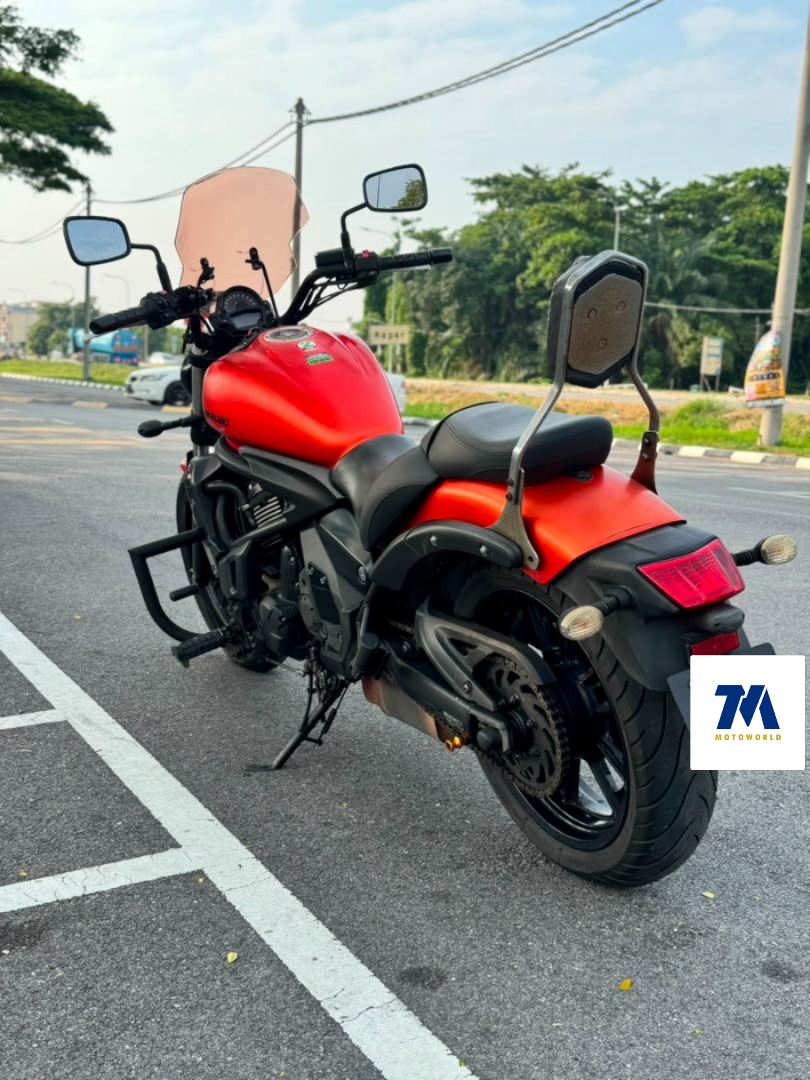 2015 Kawasaki Vulcan S | Super Nice Orange | Windshield | Crash Bar - Image 4