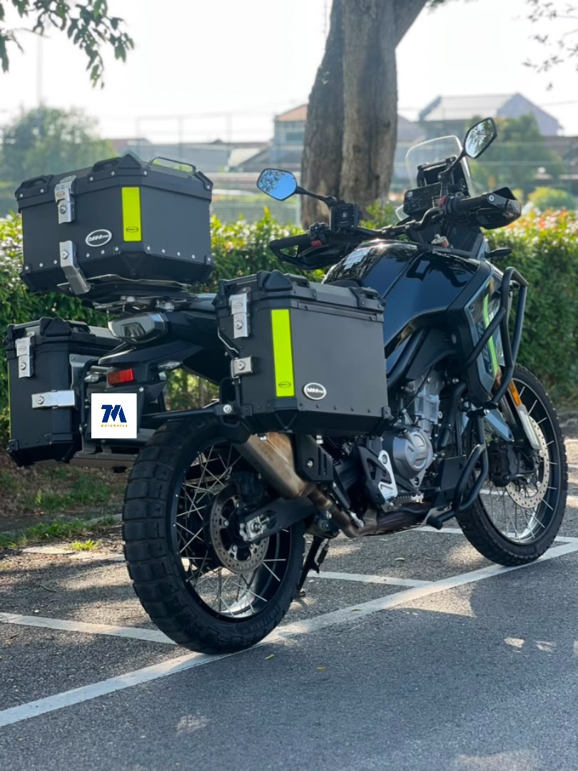 2024 CFMOTO 450MT | Black | Top Box | Crash Bar | Handguard - Image 3