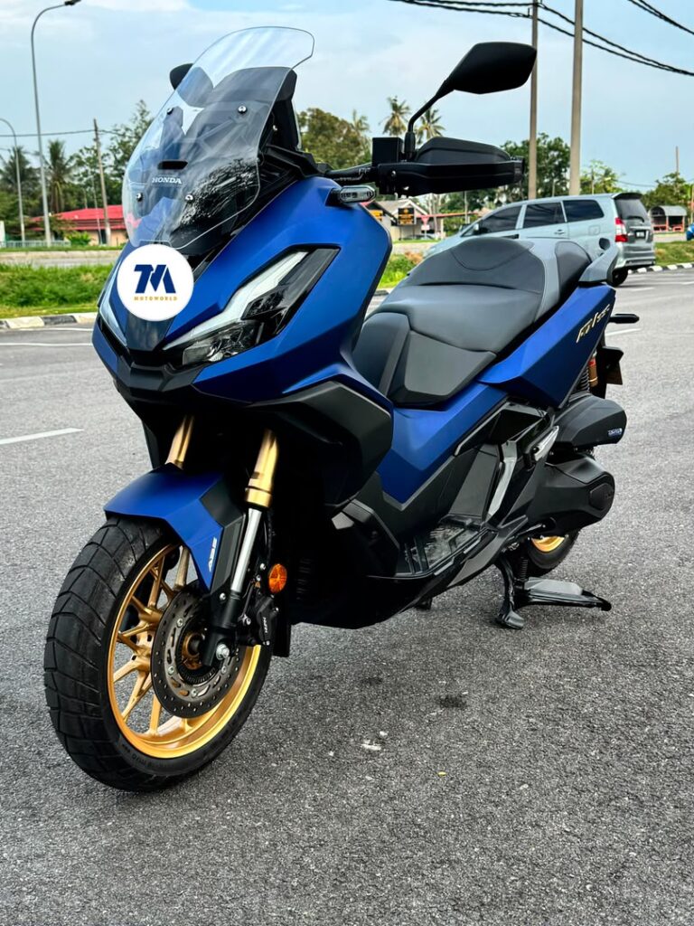 Front view of a Honda ADV350 motorcycle