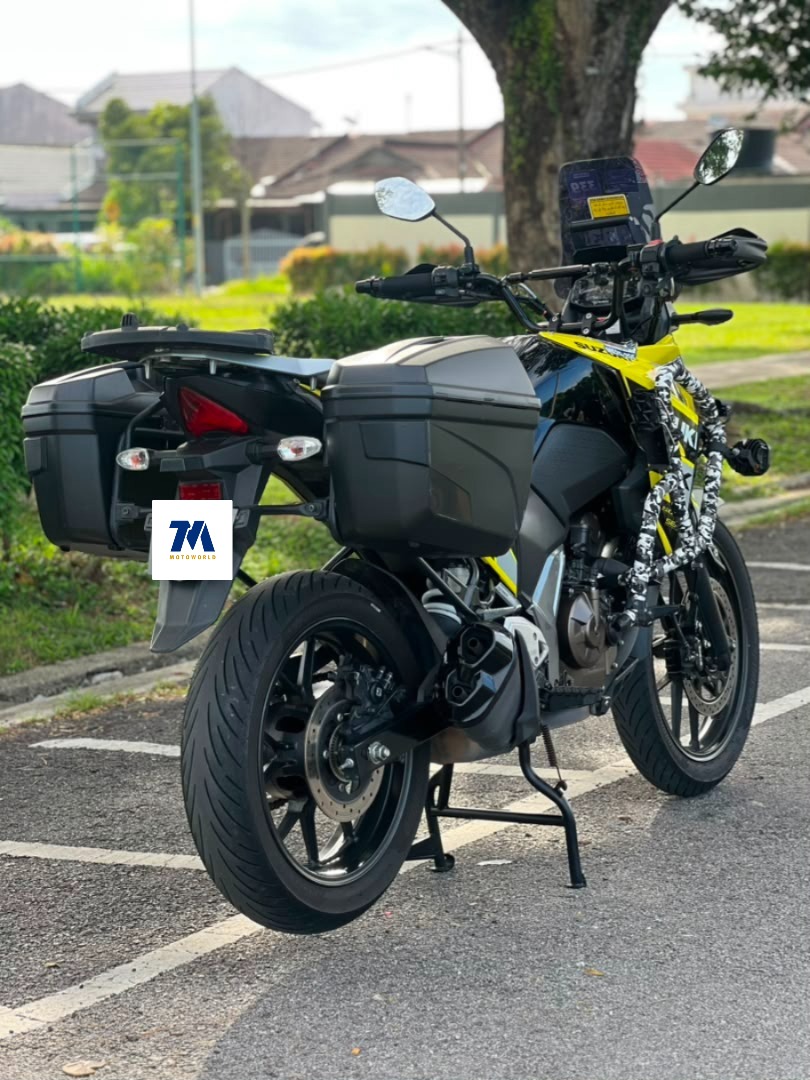 2024 Suzuki V-Strom SX | Yellow | Iconic | Crash Bar | Top Box Bracket | Side Box - Image 4