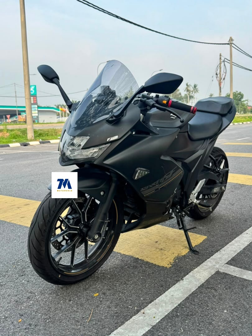 2025 Suzuki Gixxer SF 250 | Batman Black | Slip-On Exhaust - Image 2