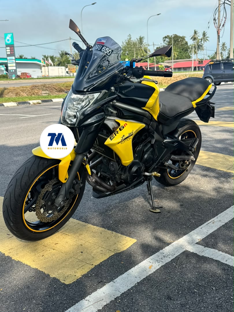 2012 Kawasaki ER6N | Yellow - Image 2