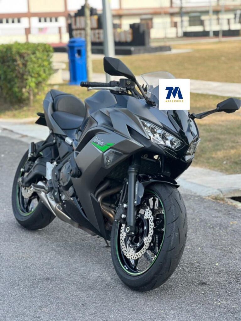 front view of the Modenas Ninja 650 motorcycle