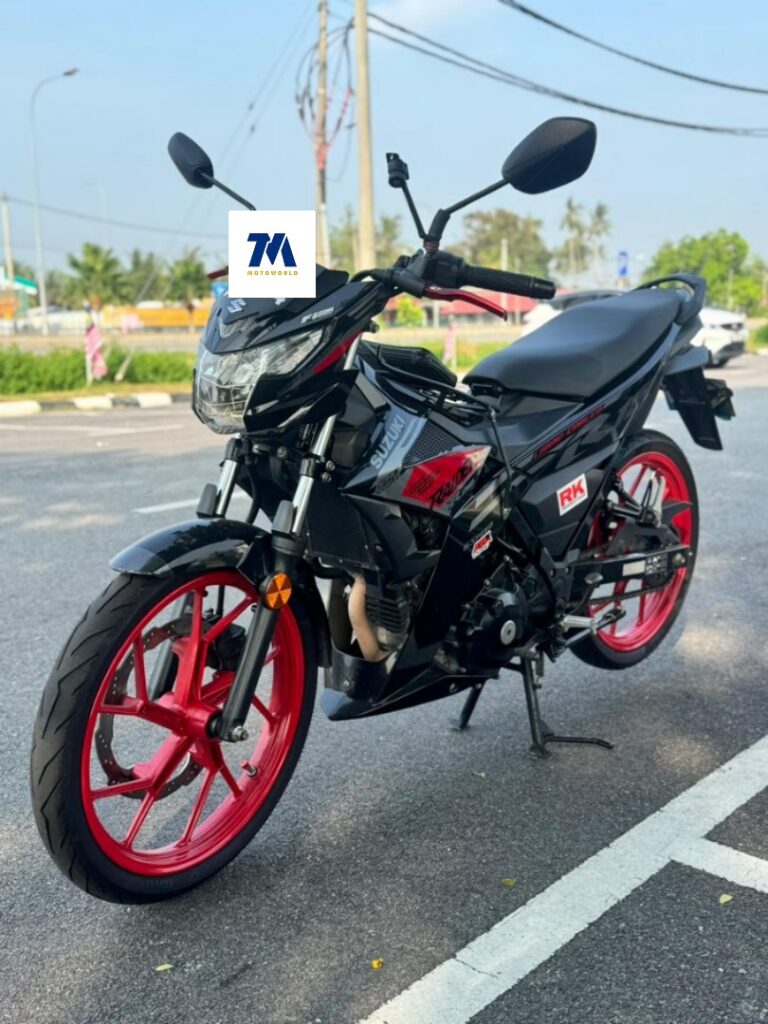 Front view of Suzuki Belang 150R motorcycle
