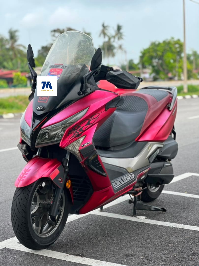 Front view of a MODENAS ELEGAN 250 motorcycle