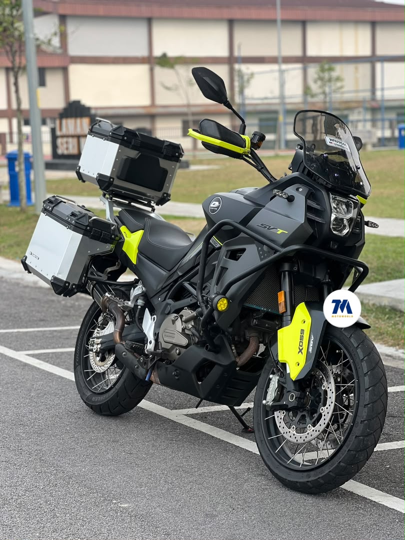 2024 QJ Motors SVT650 | Top Box | Side Box | Crash Bar | Hand Guard