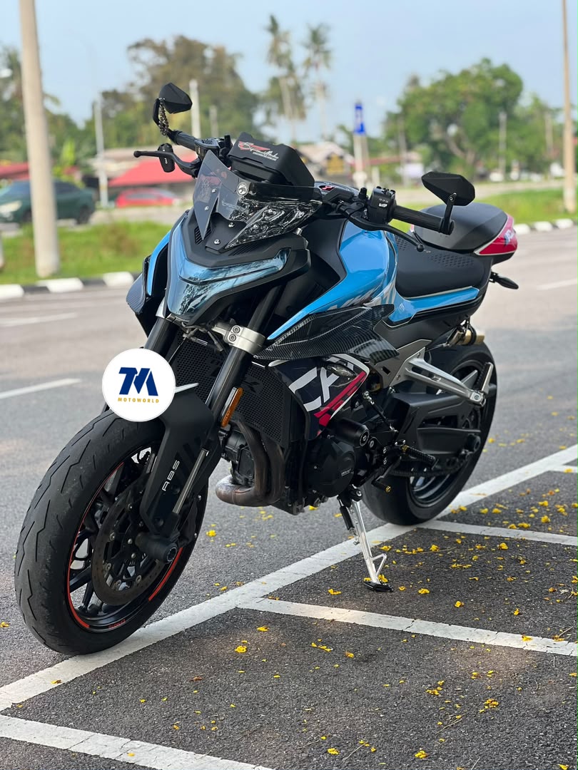 2023 CFMoto NK800 | Aftermarket Exhaust | Custom Livery - Image 2