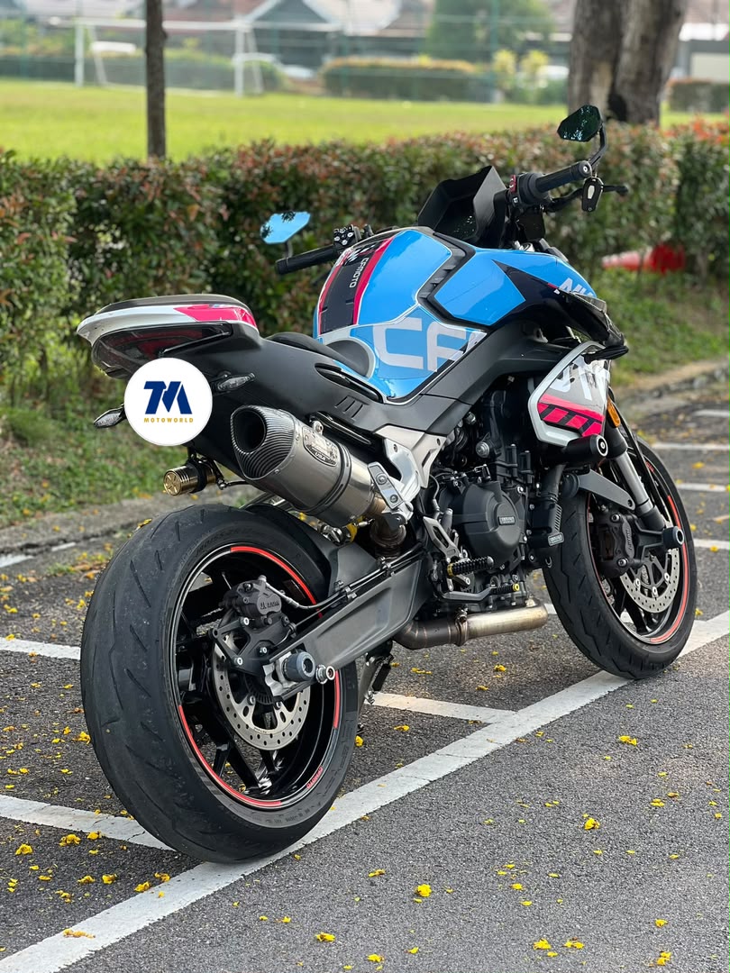 2023 CFMoto NK800 | Aftermarket Exhaust | Custom Livery - Image 4