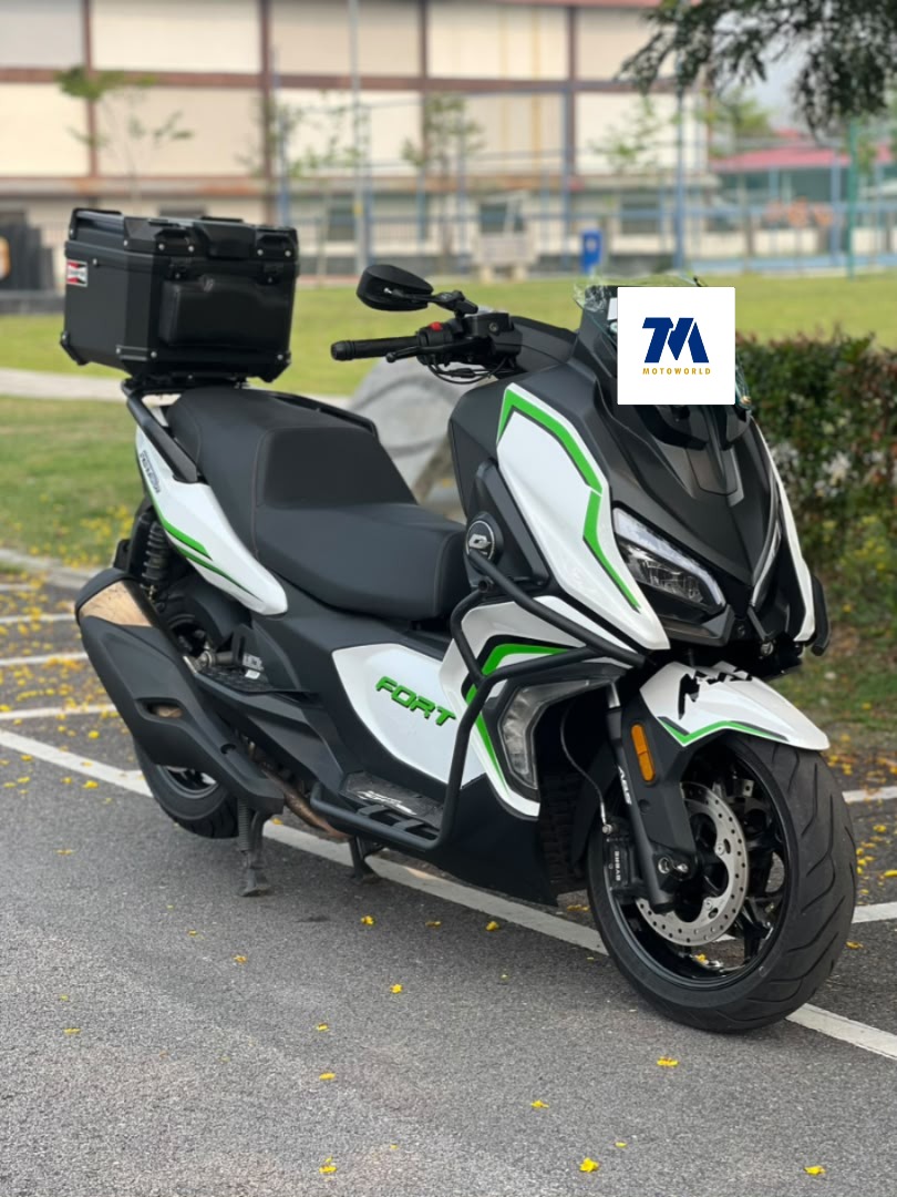 2025 QJ Moto Fort 350 | White - Image 2