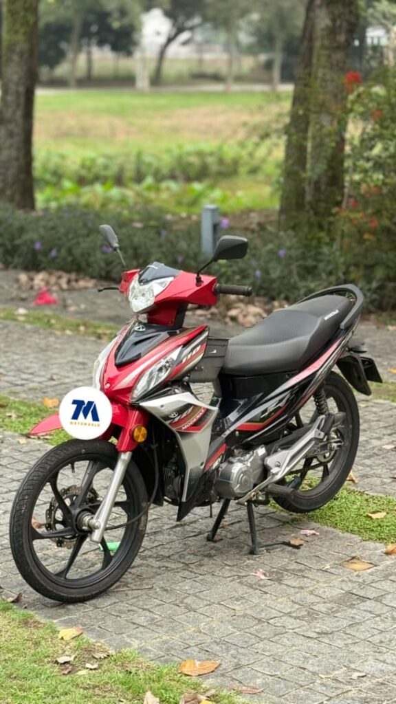 Modenas Kriss 110 motorcycle facing front