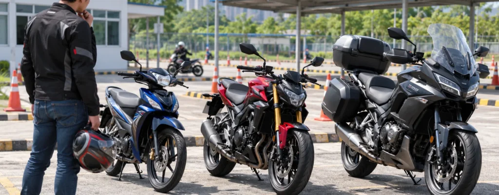 Lesen Motor Kelas Apa Untuk 150cc, 250cc dan Motor Besar?