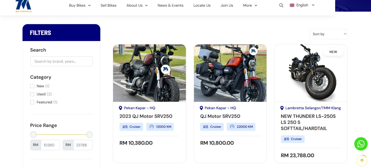 Motor cruiser di TM Motoworld