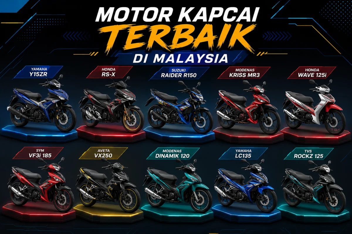 Motor kapcai dengan 150cc