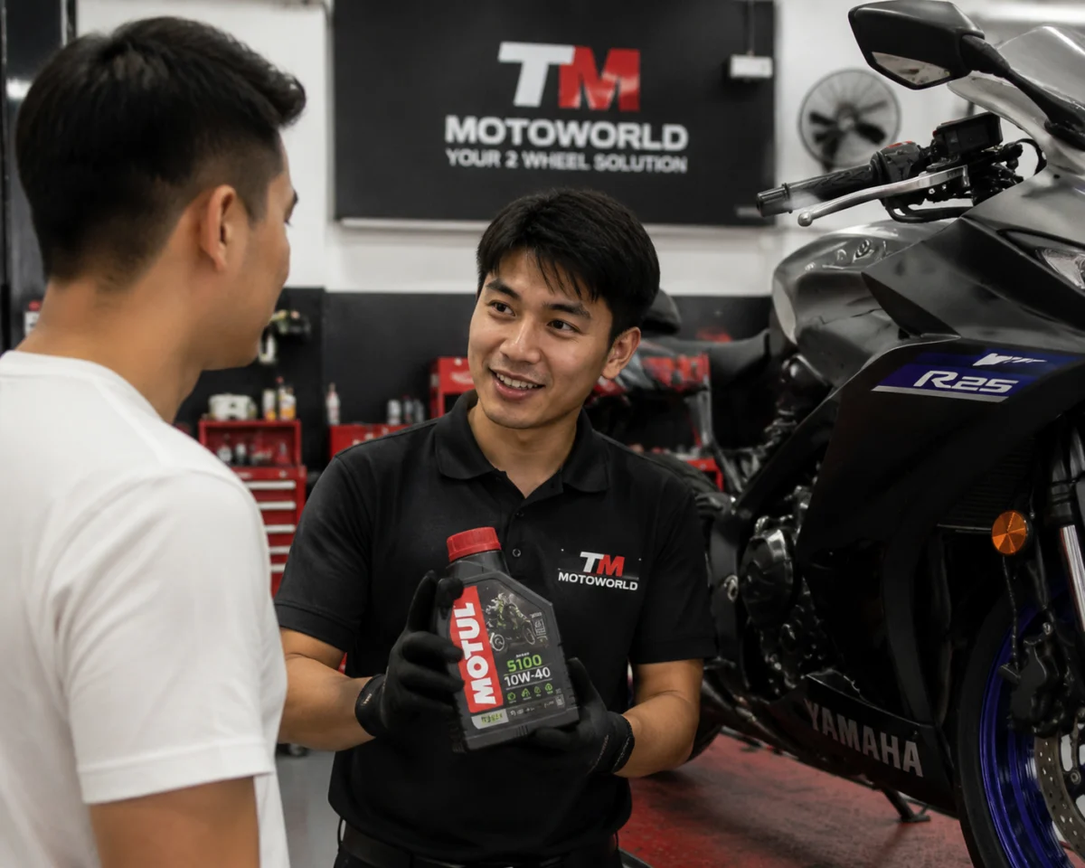 TM Motoworld’s expertise in motorcycle oil type